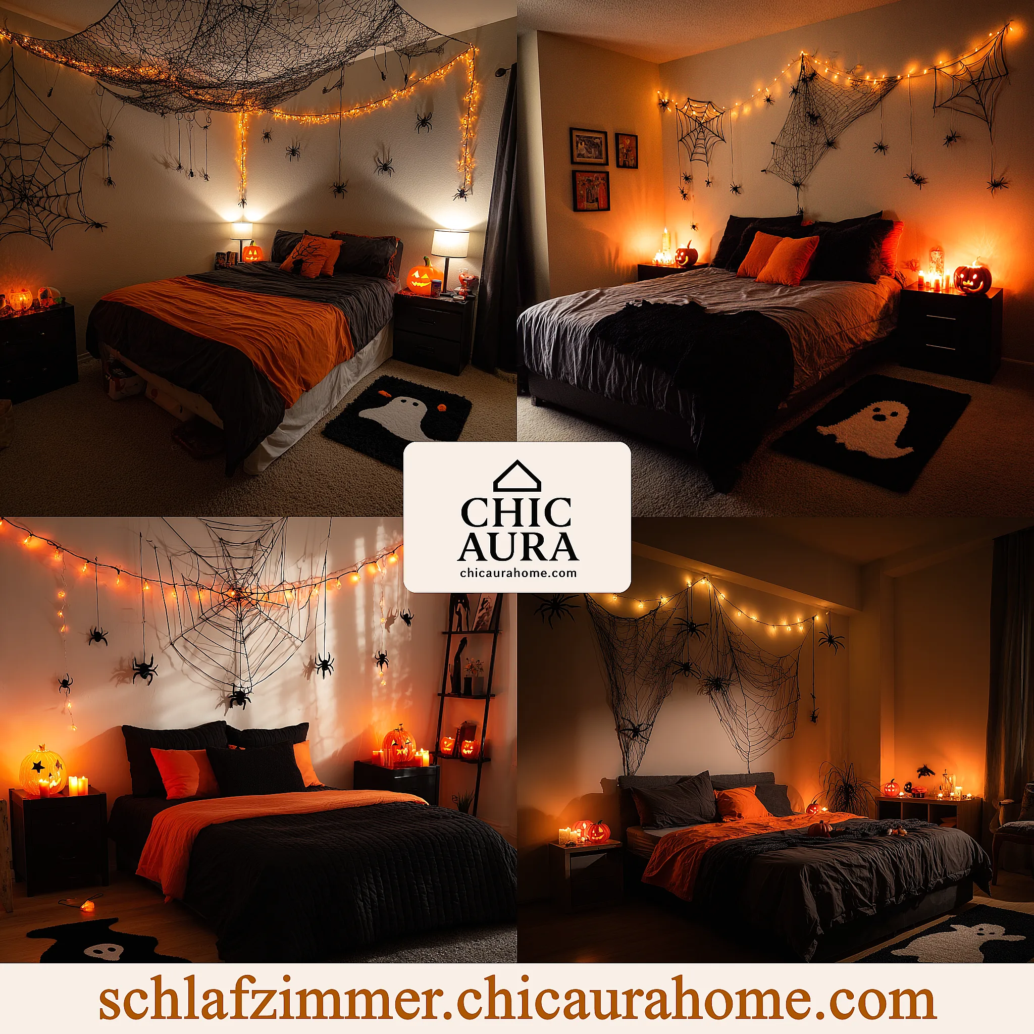 halloween schlafzimmer deko ideen