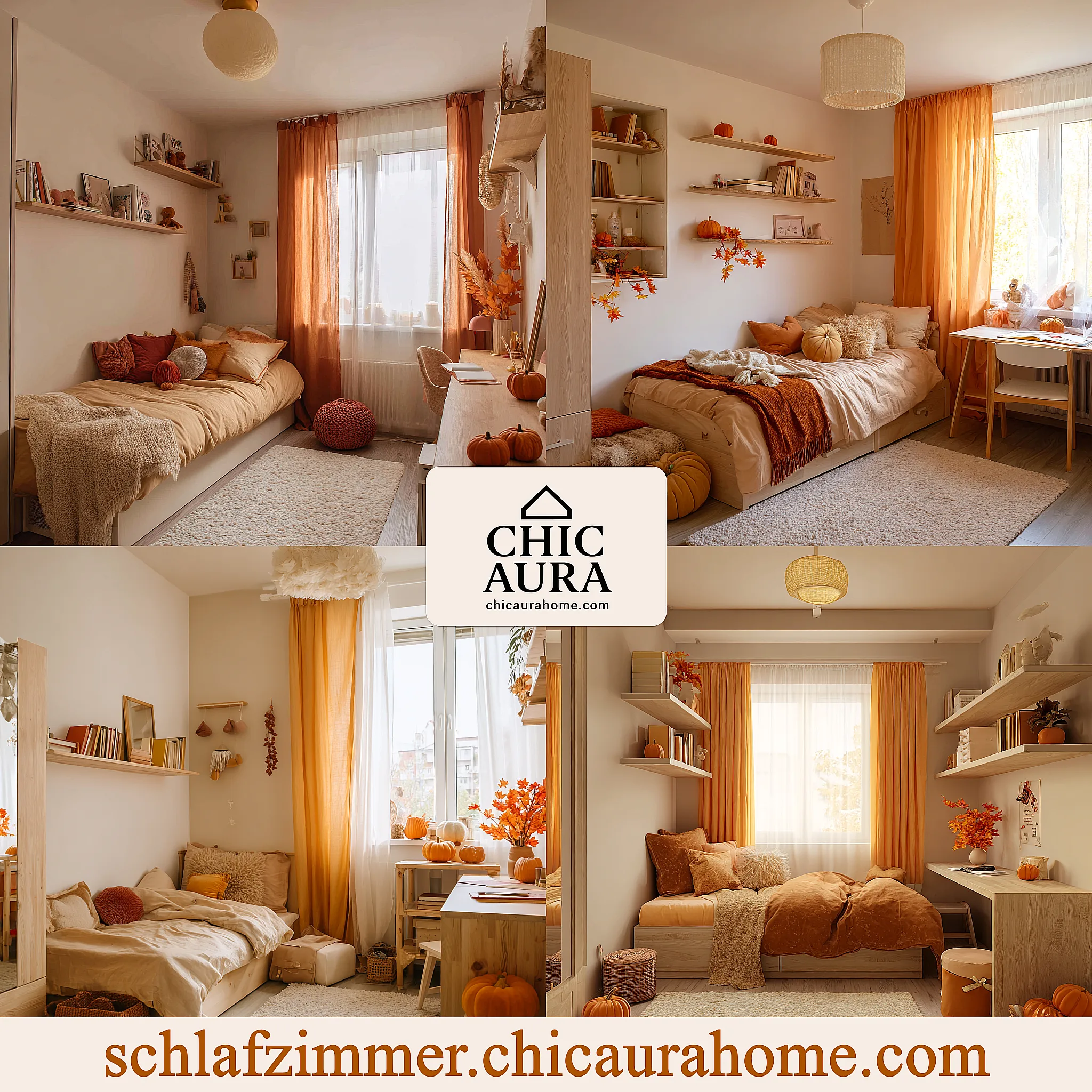 kleines mädchenzimmer ideen herbst