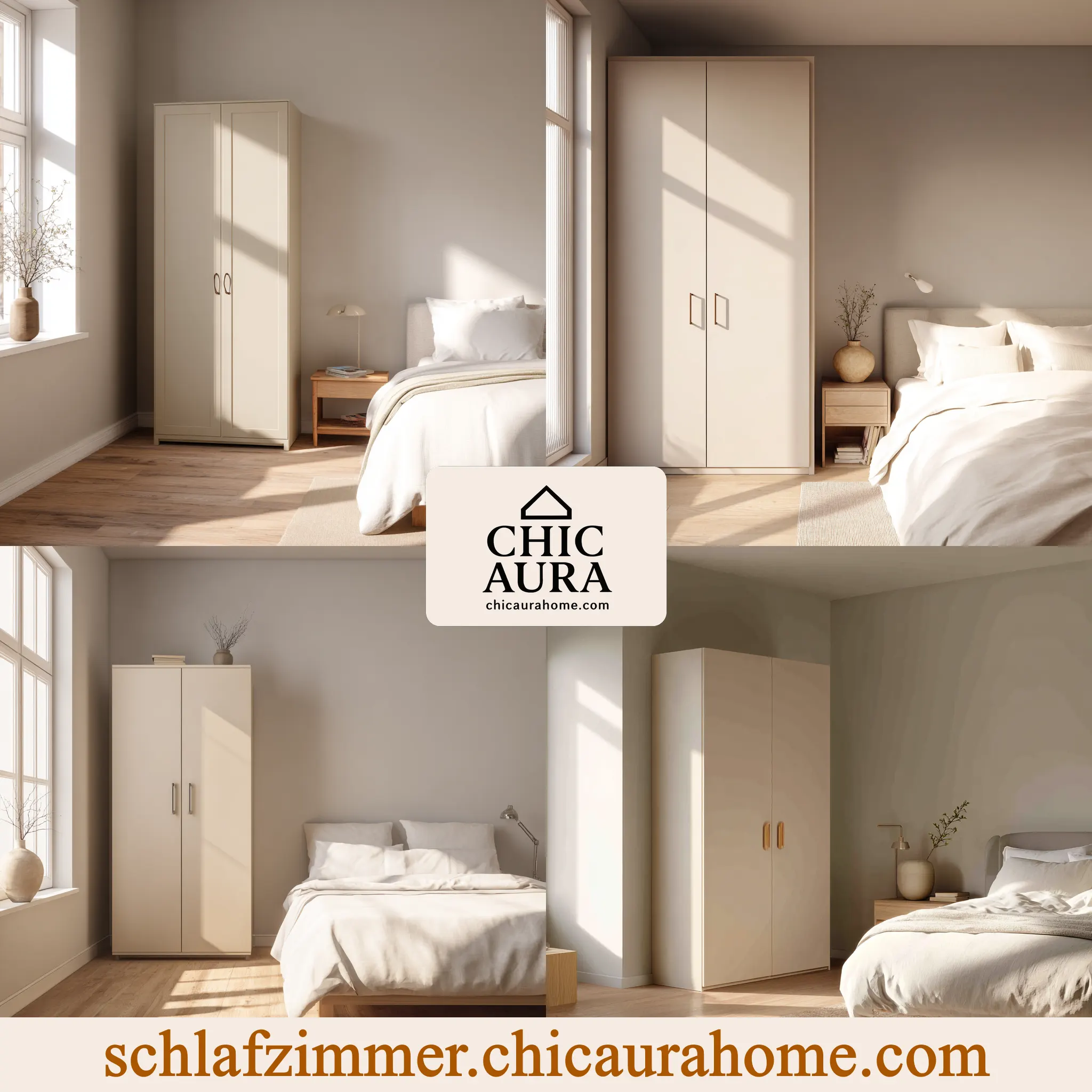 schlafzimmer ideen beige kleiderschrank