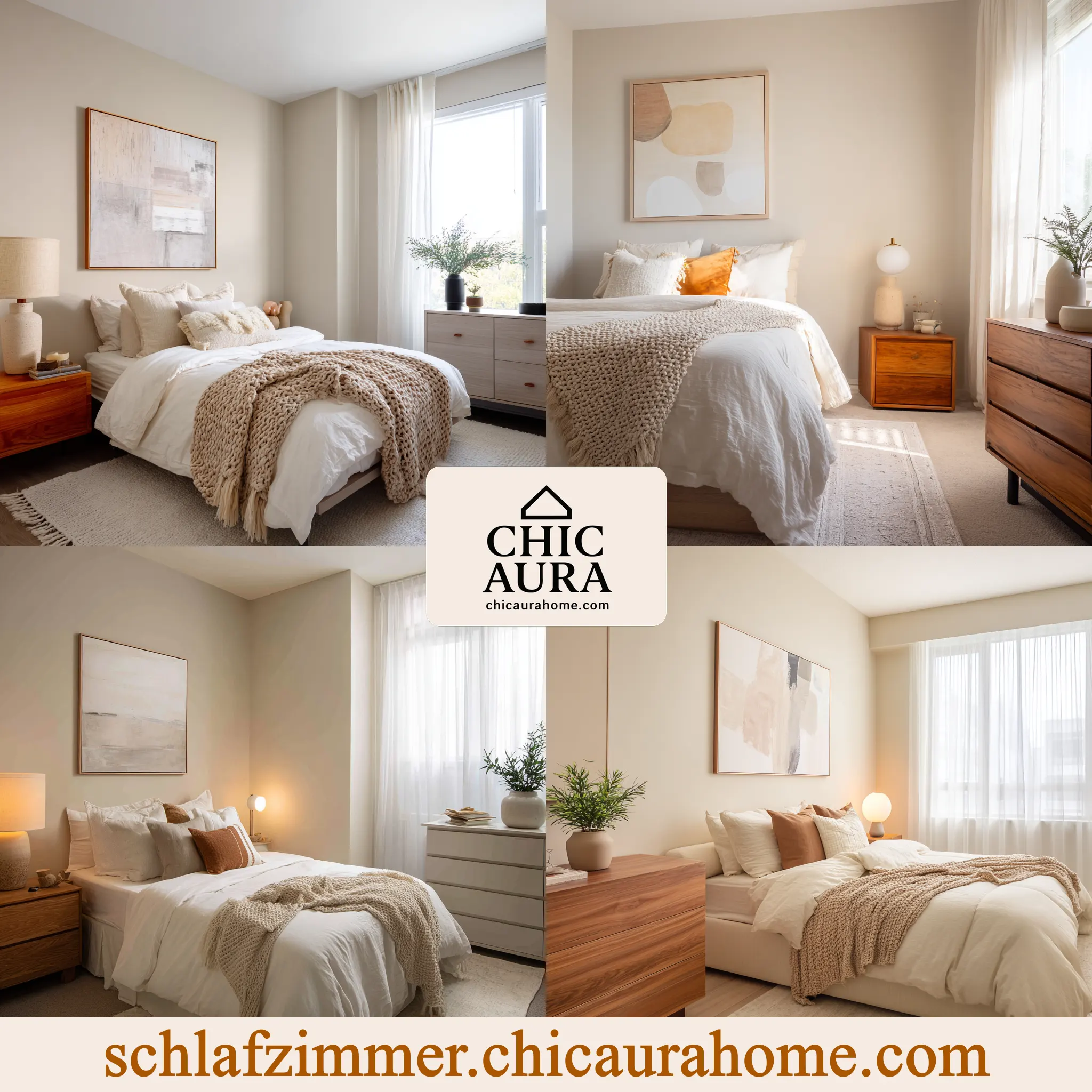 schlafzimmer ideen beige wand
