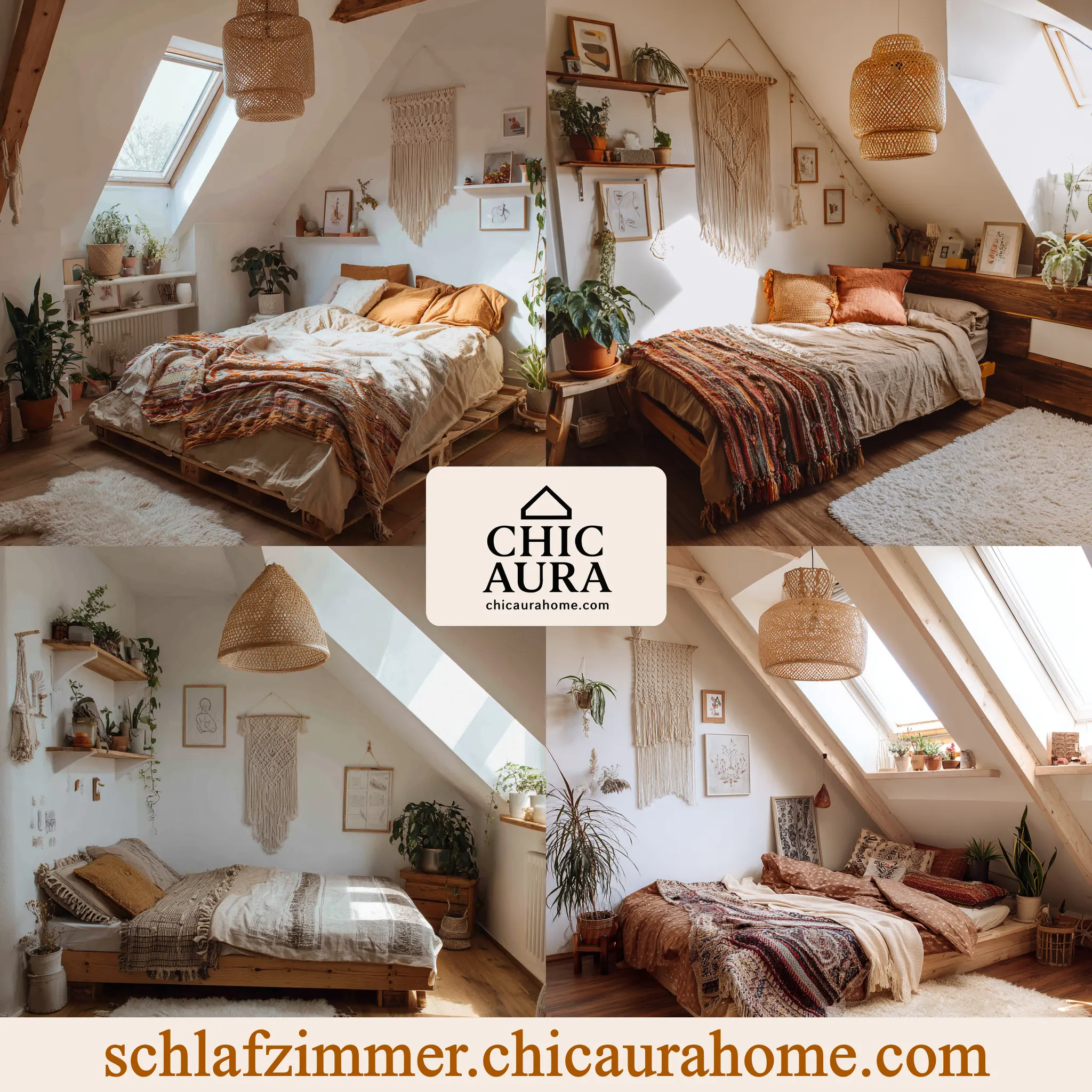 schlafzimmer ideen boho dachschräge