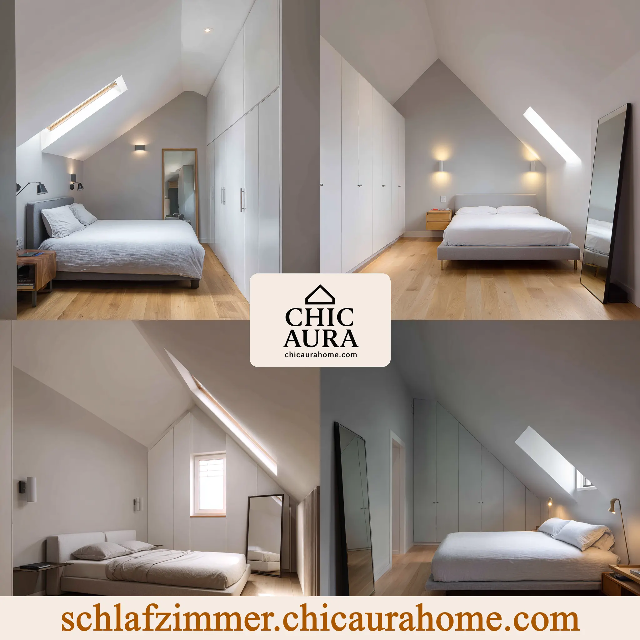 schlafzimmer ideen dachschräge grau