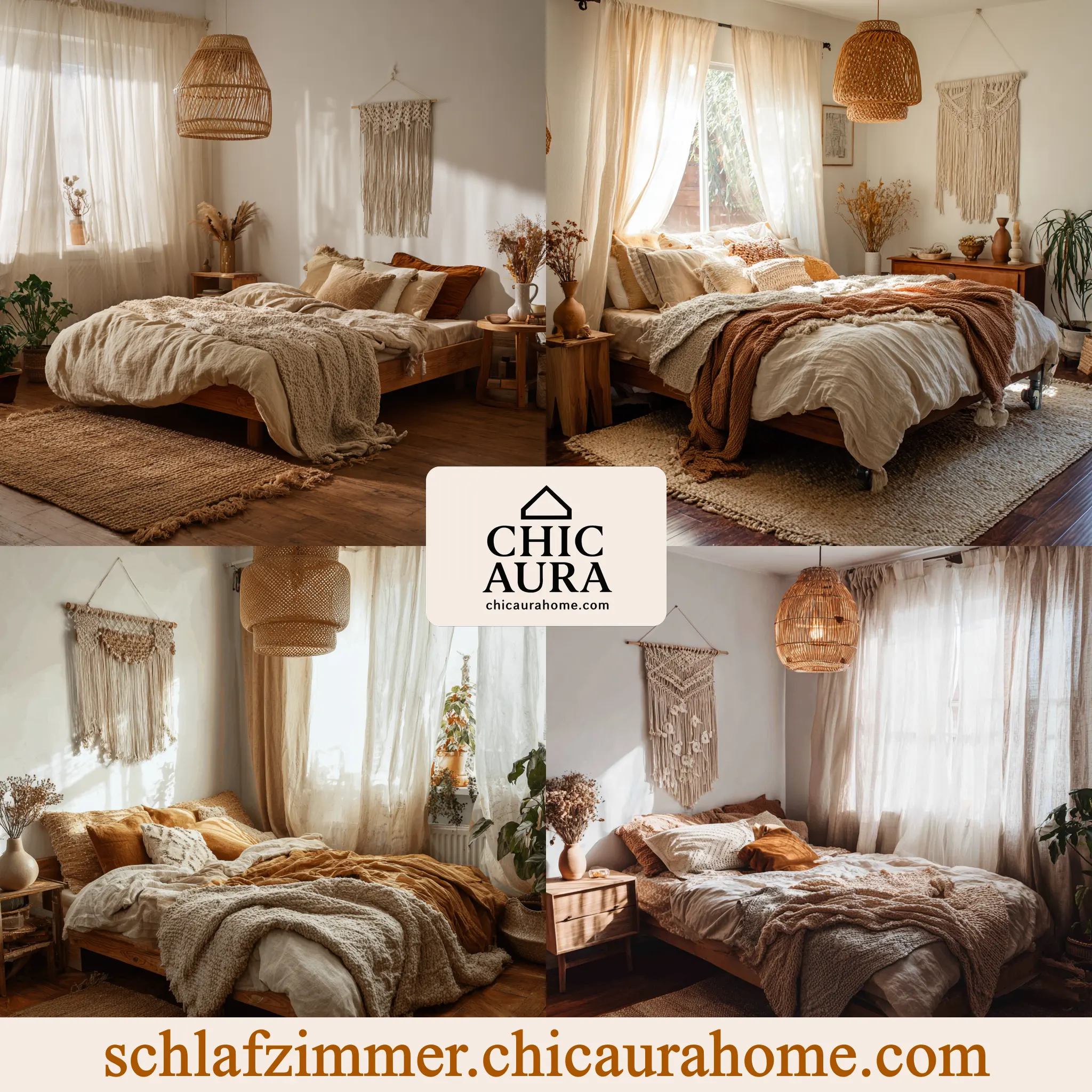 schlafzimmer ideen gemütlich boho