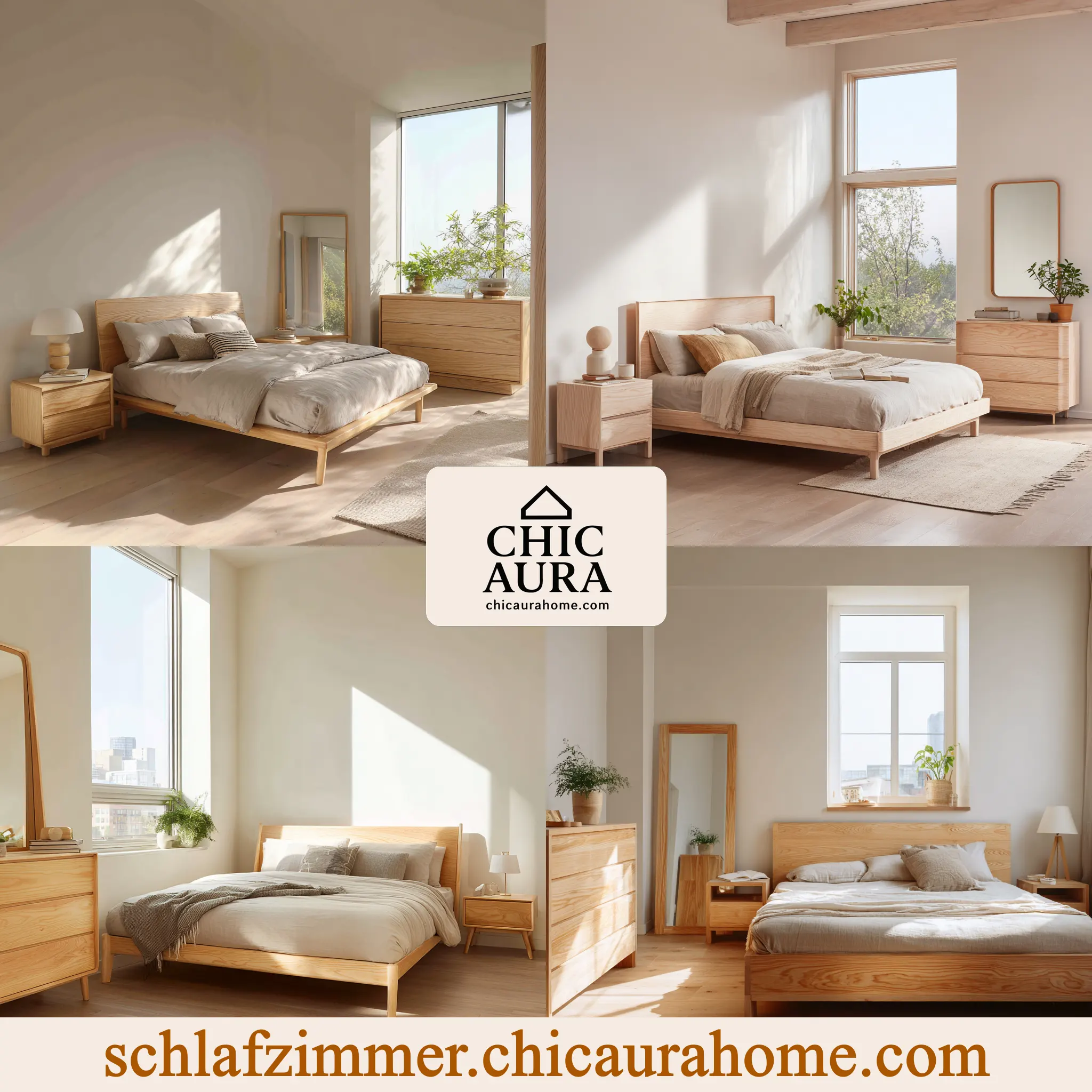 schlafzimmer ideen helles holz