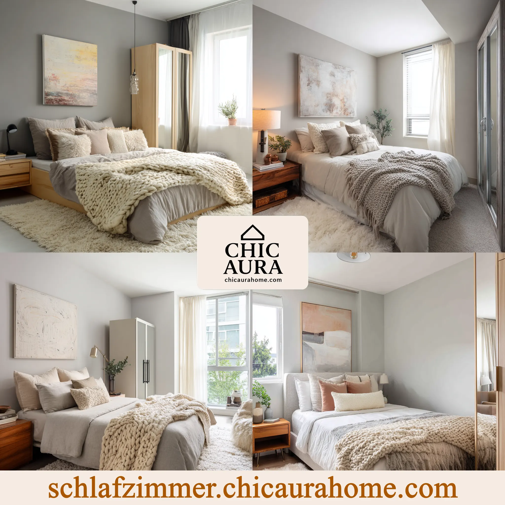 schlafzimmer ideen modernes cozy