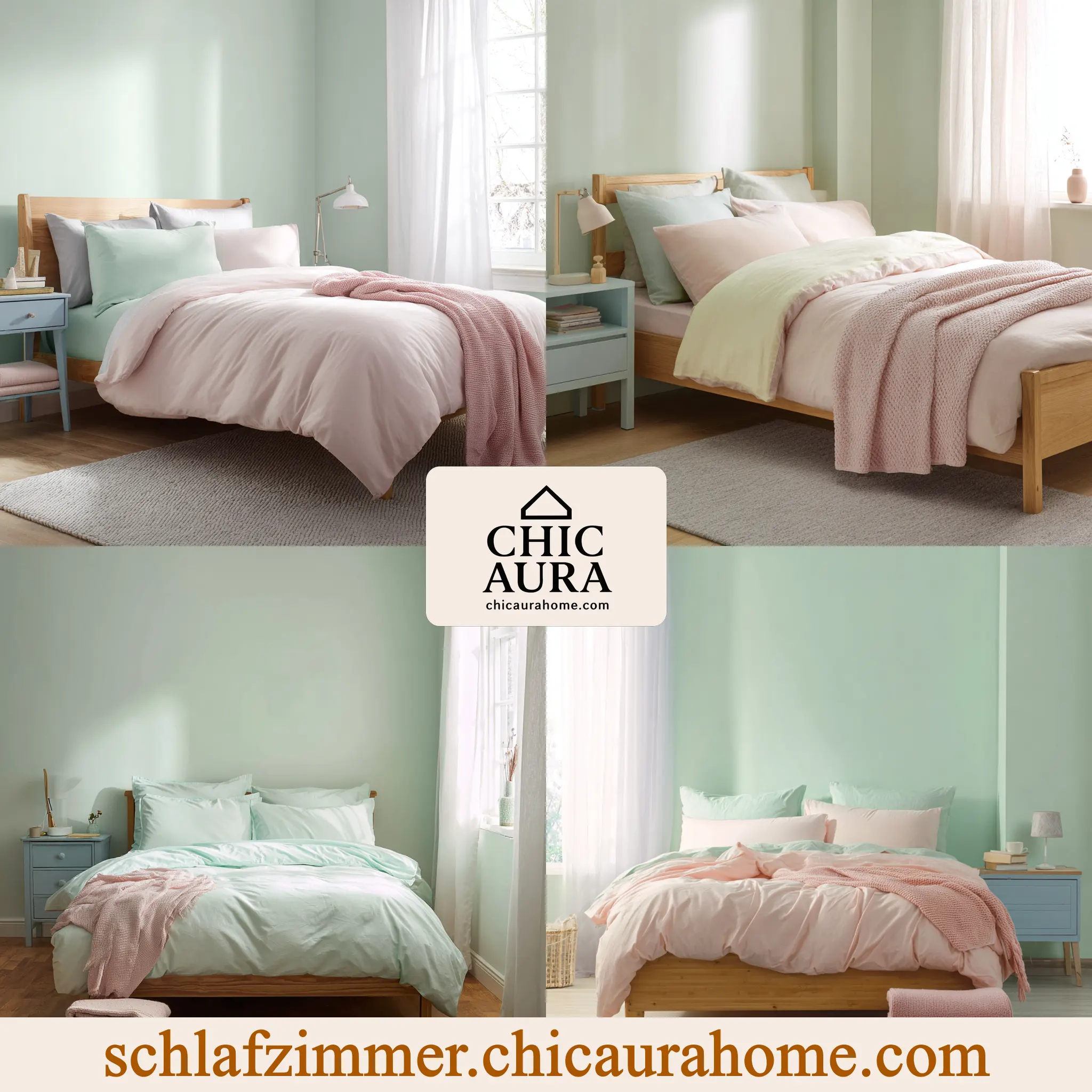 schlafzimmer ideen pastellfarben