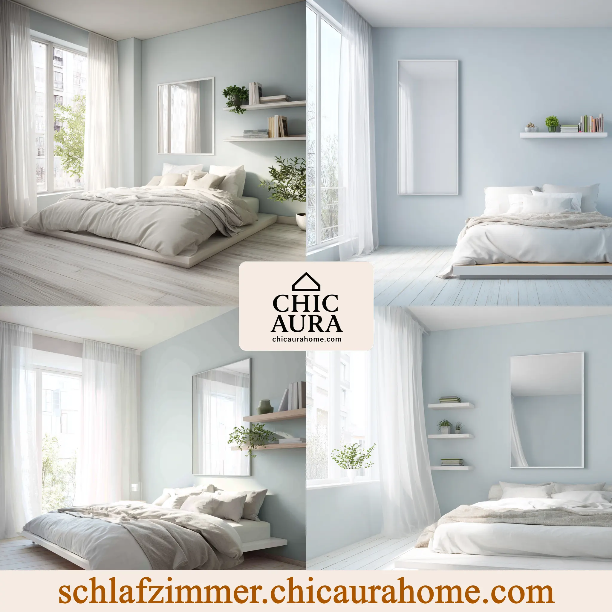 schlafzimmer ideen wandgestaltung luftig