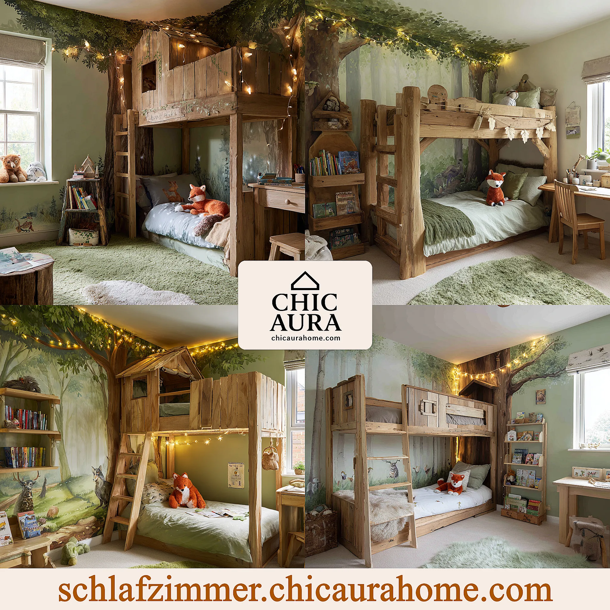wald schlafzimmer design für kinder