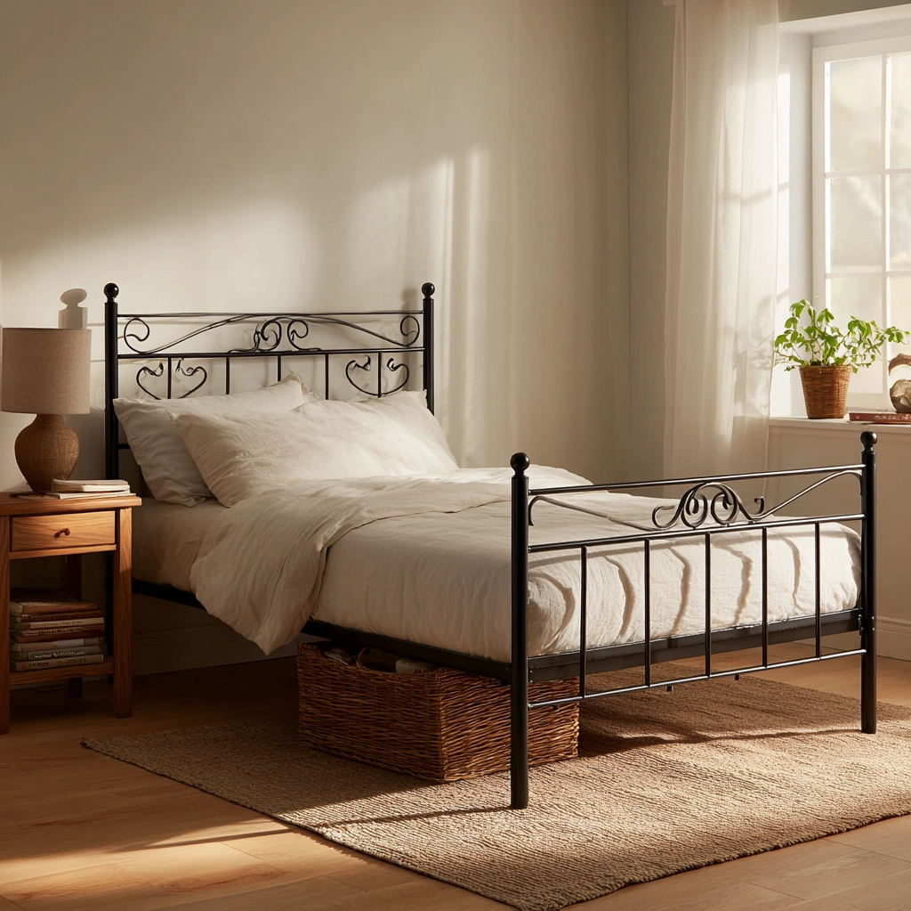 bettgestell aus metall