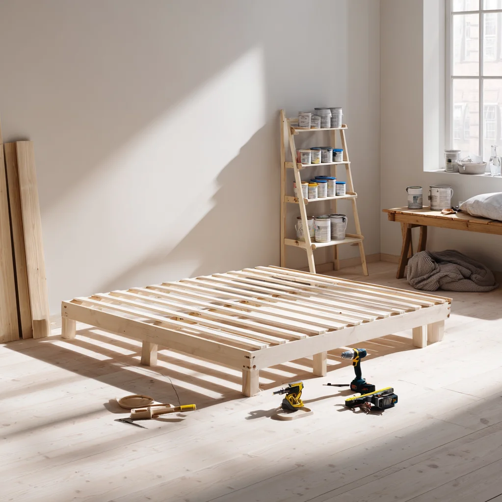 bettgestell selber bauen