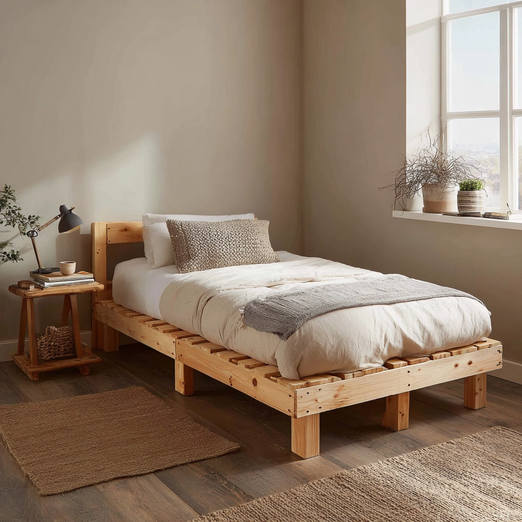 bettgestell selber bauen einfach