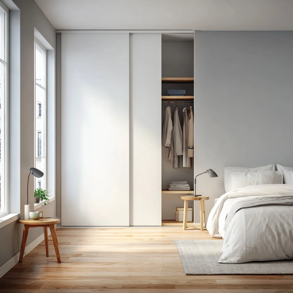 kleiderschrank ideen wenig platz