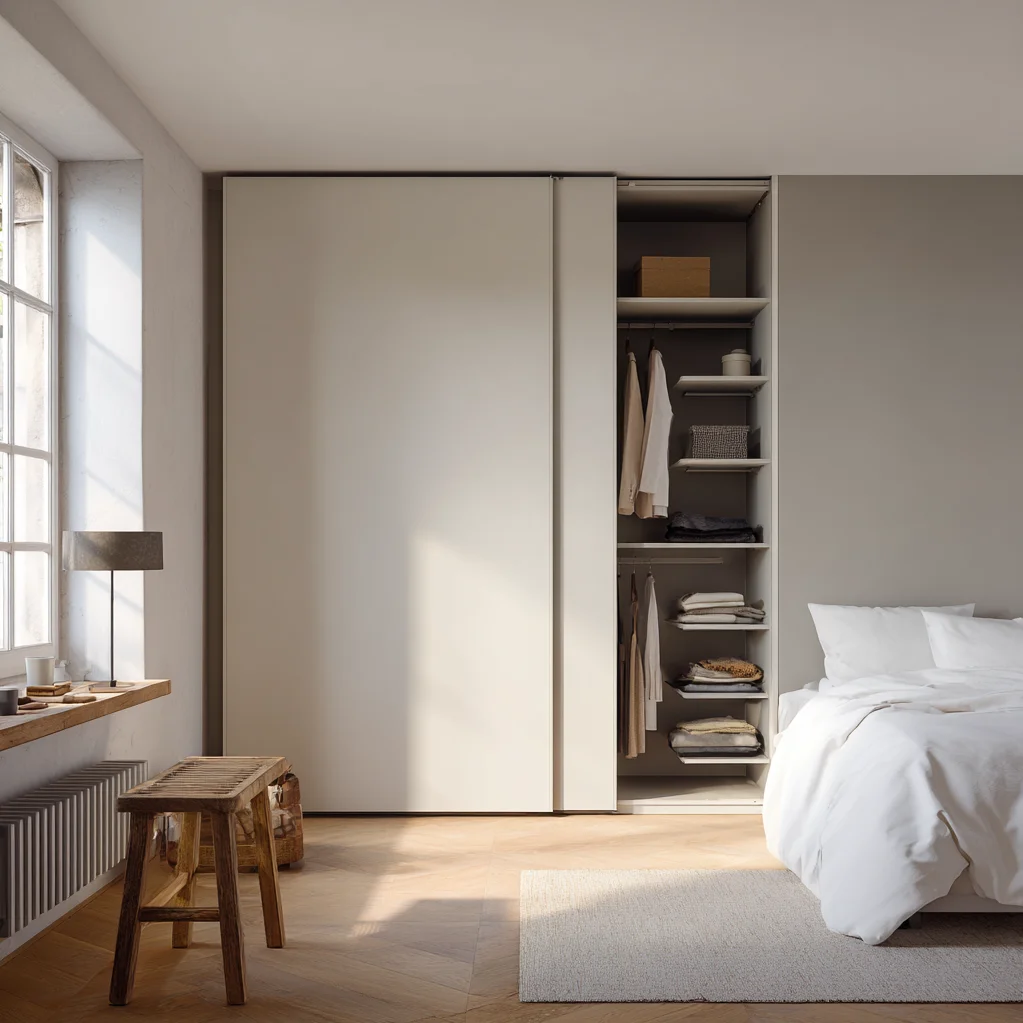 kleiderschrank ideen wenig platz