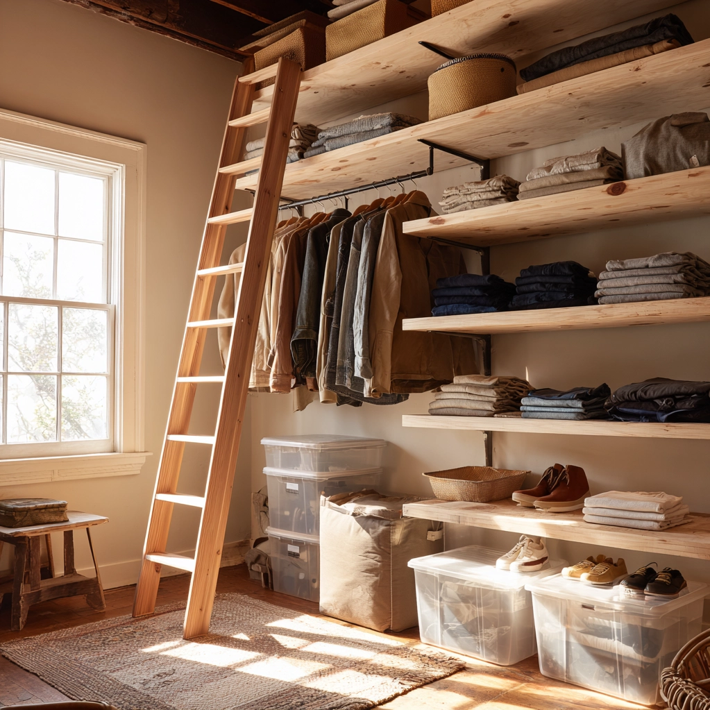 kleiderschrank ideen wenig platz diy