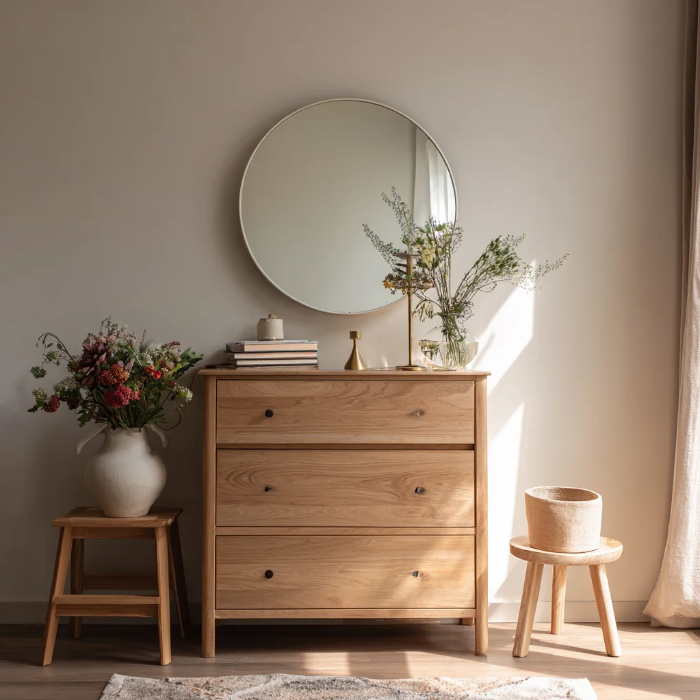 kommode dekorieren aesthetic