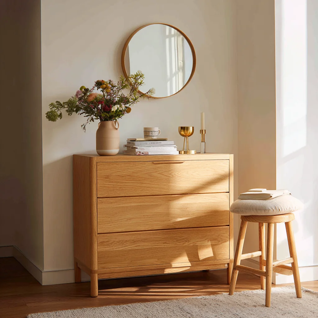 kommode dekorieren aesthetic