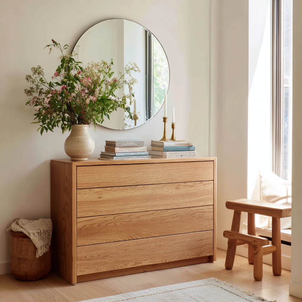 kommode dekorieren aesthetic