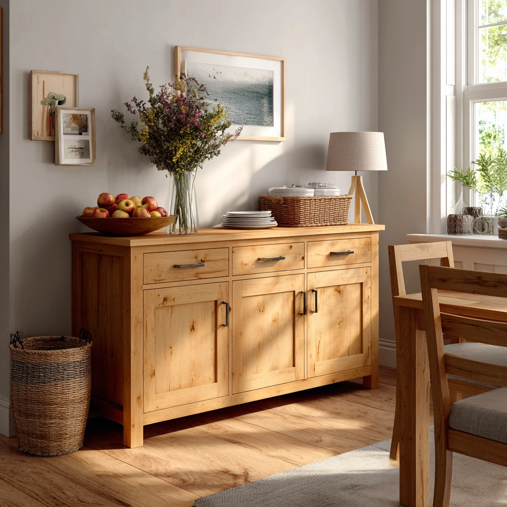 kommode dekorieren esszimmer