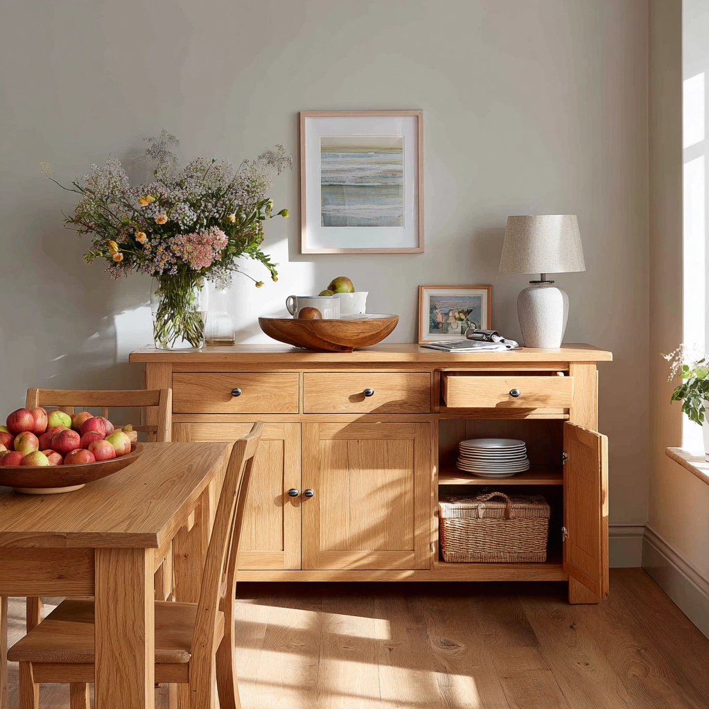 kommode dekorieren esszimmer