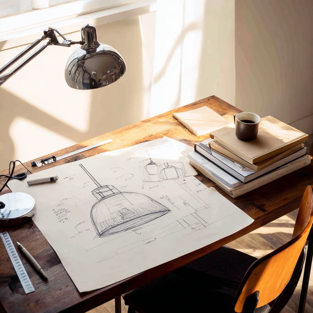 lampen design zeichnung