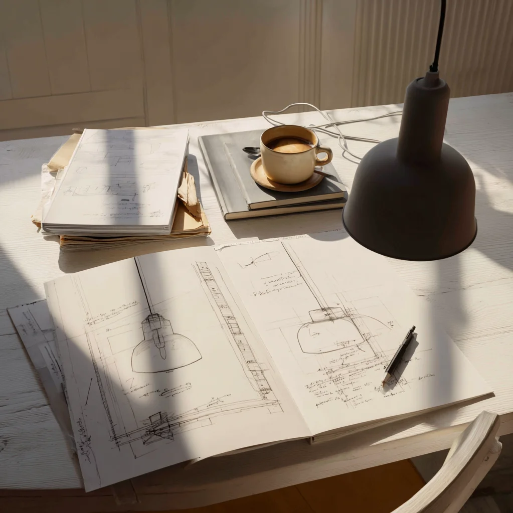 lampen design zeichnung