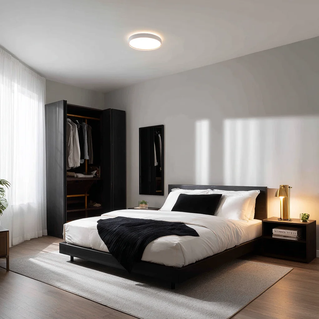 luxus schlafzimmer schwarz