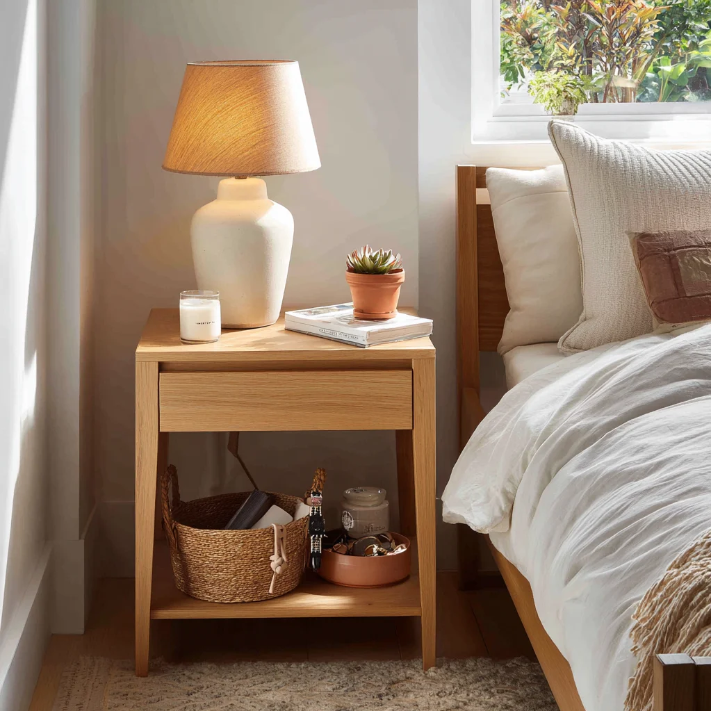 nachttisch dekorieren aesthetic