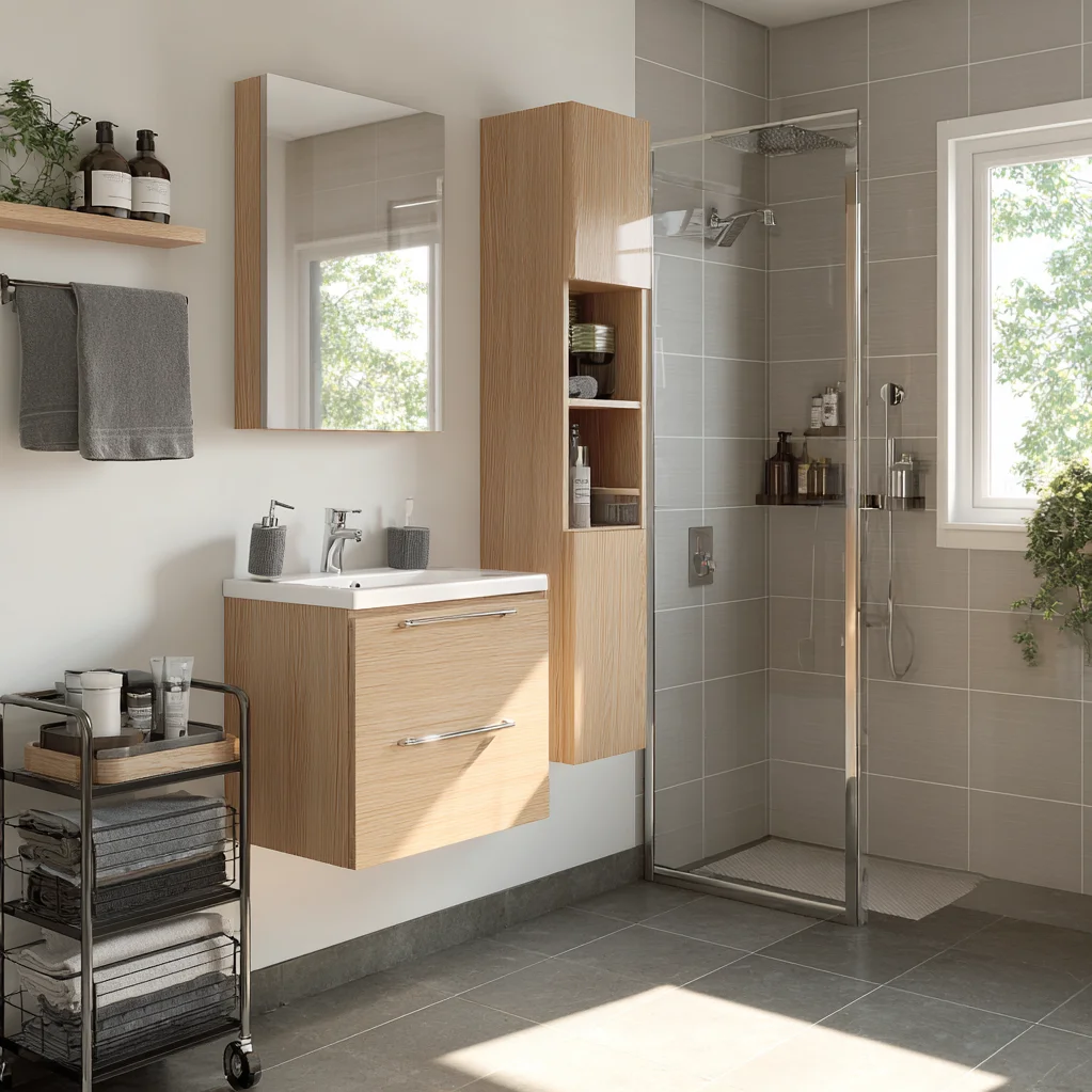 platzsparende ideen bad