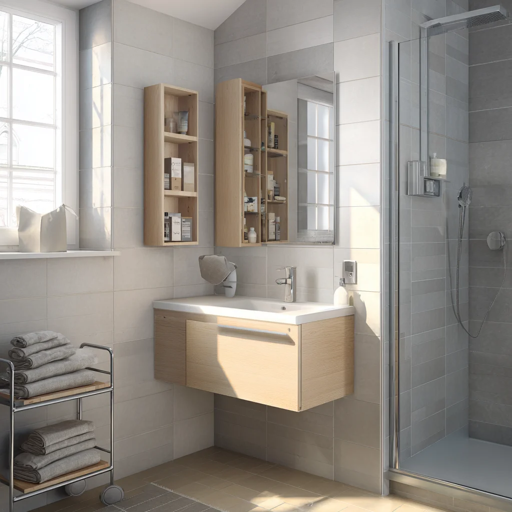 platzsparende ideen bad