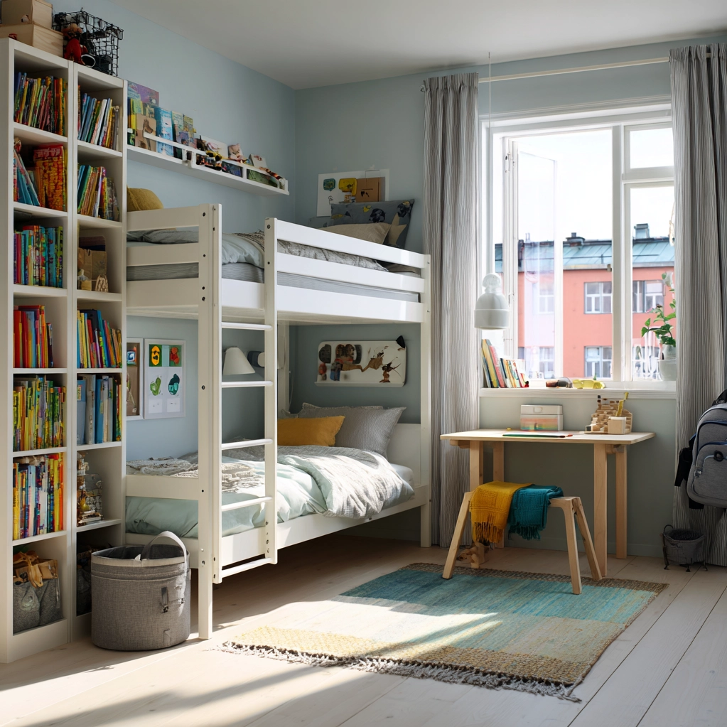 platzsparende ideen kinderzimmer