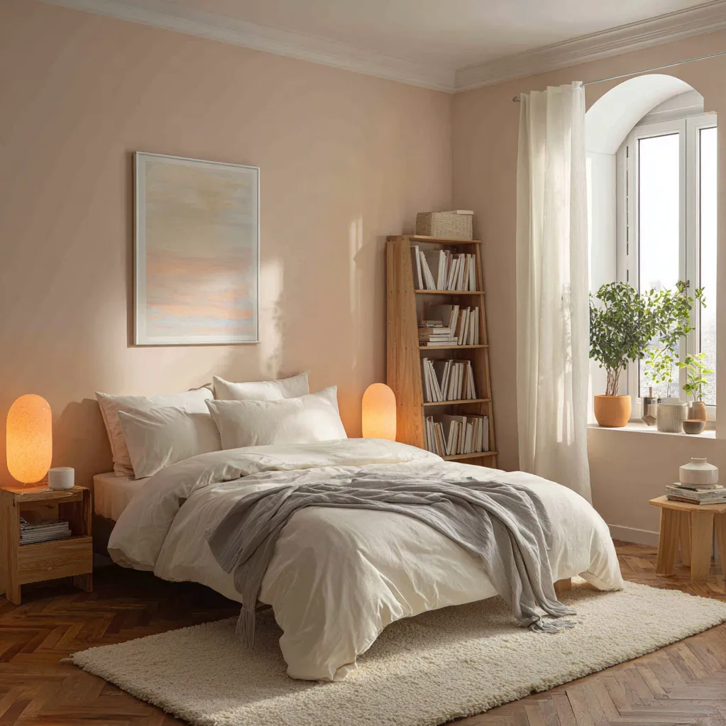 schlafzimmer altrosa