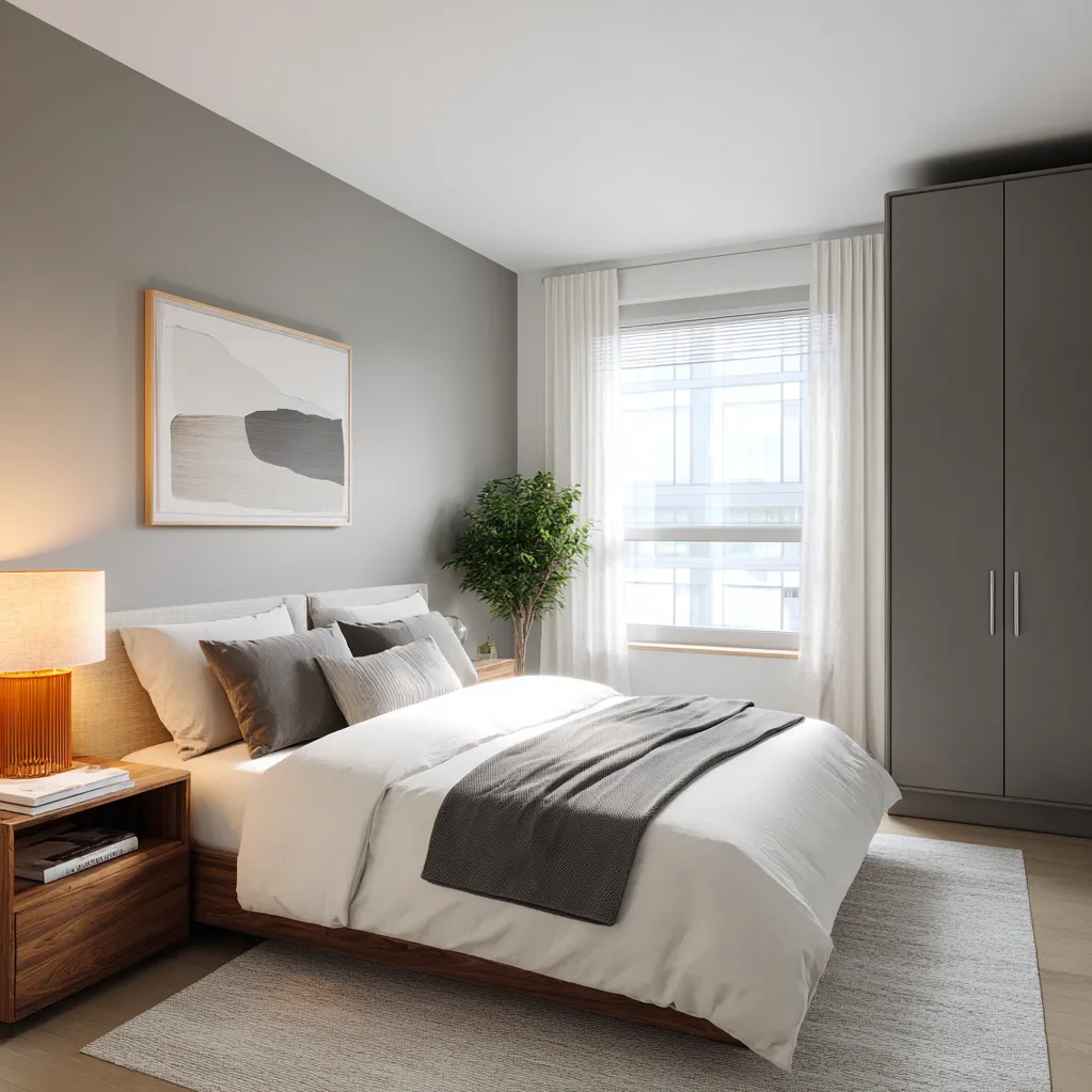 schlafzimmer anthrazit