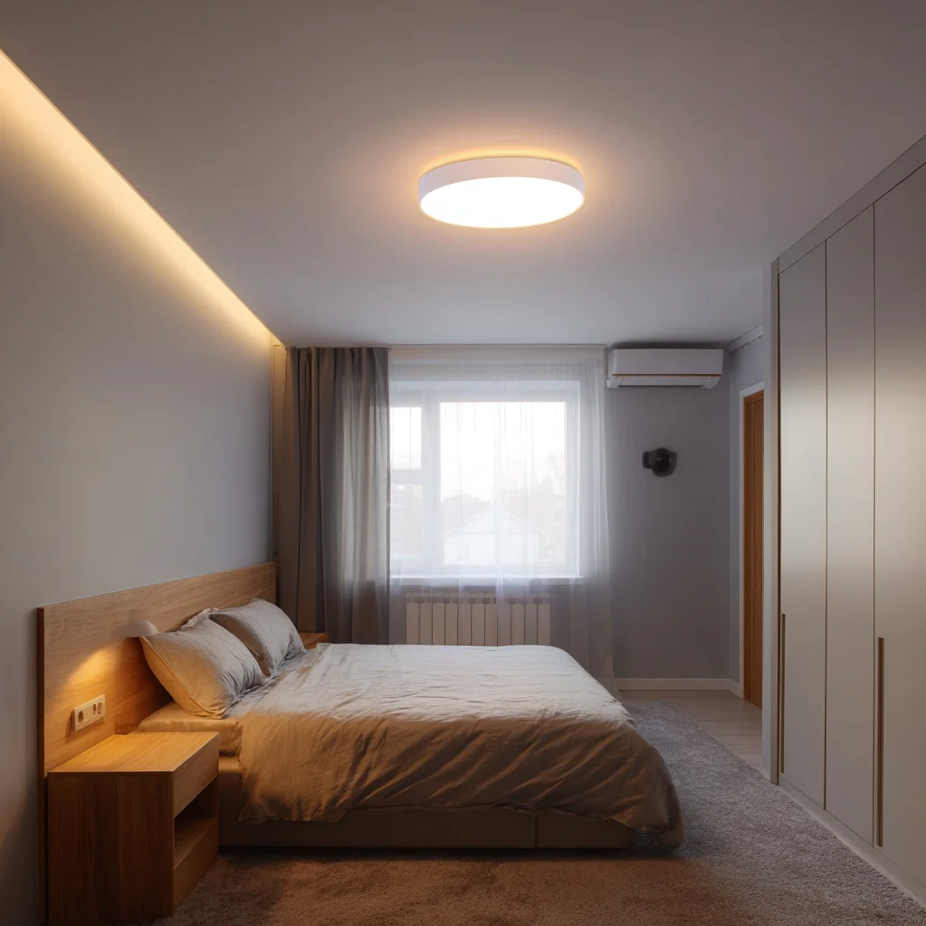 schlafzimmer beleuchtung decke gemütlich