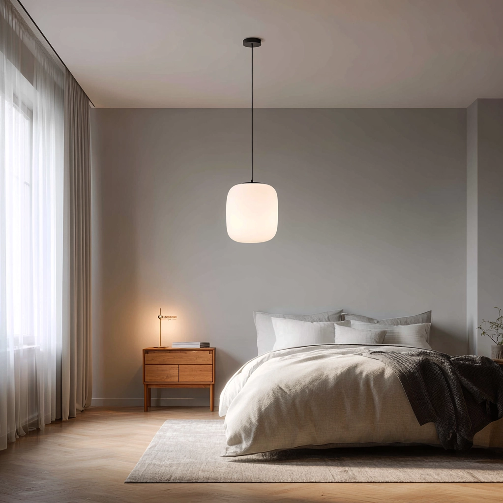 schlafzimmer beleuchtung decke hängend