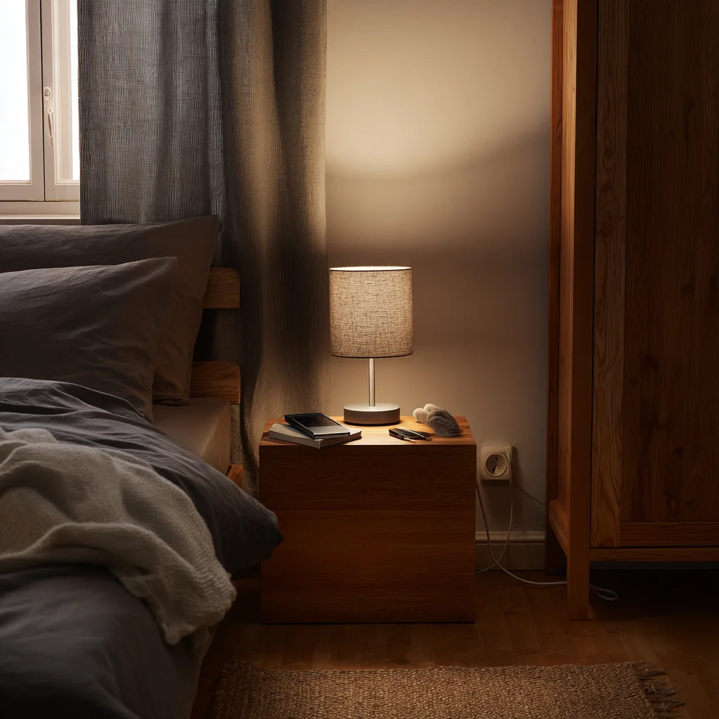 schlafzimmer beleuchtung nachttisch