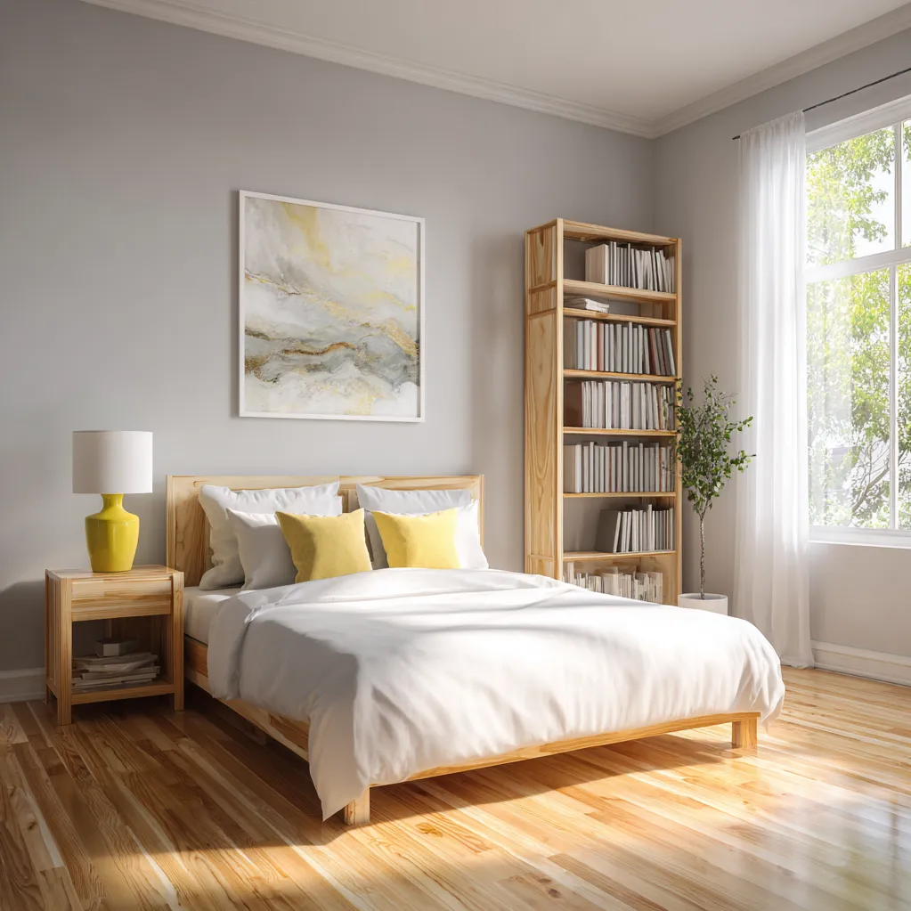 schlafzimmer chartreuse