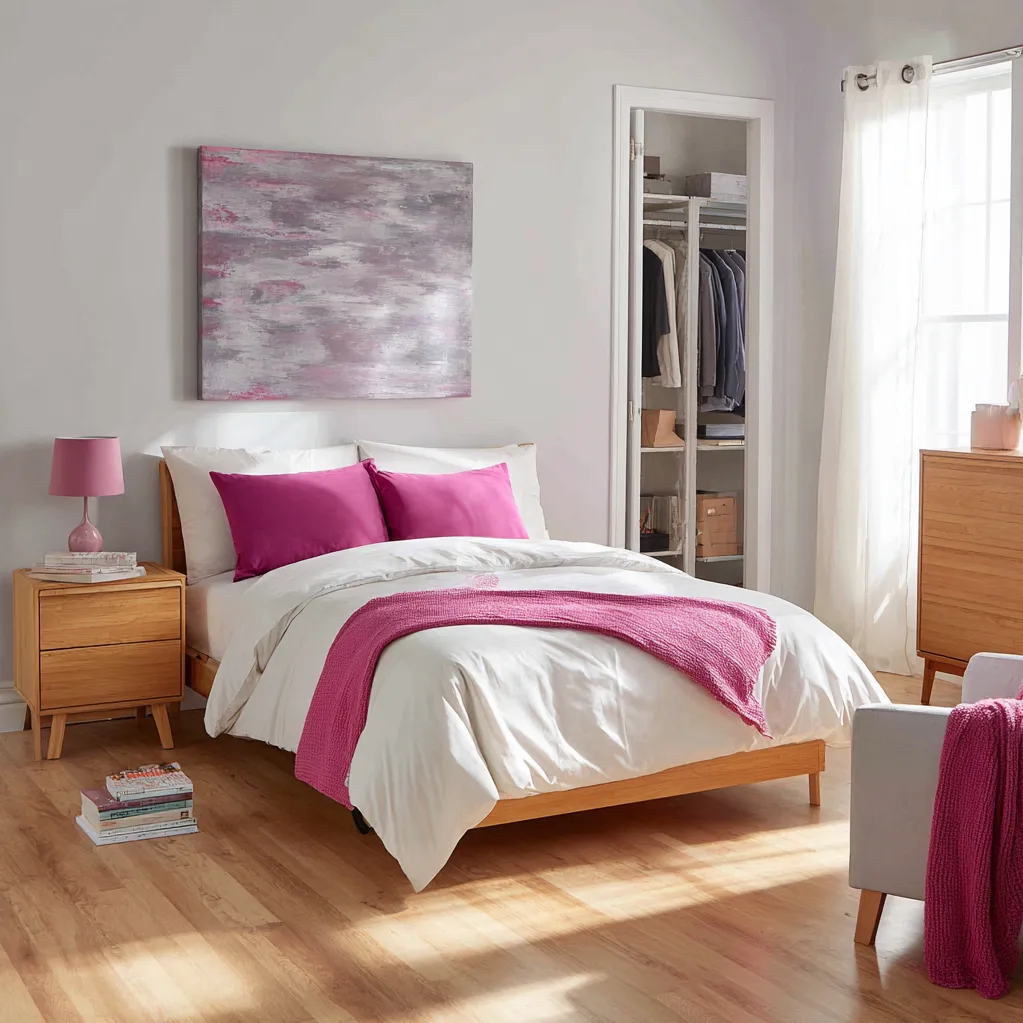 schlafzimmer fuchsia