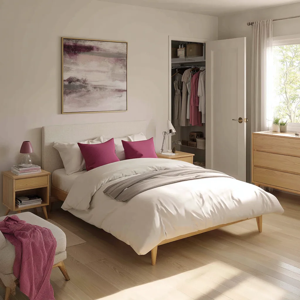 schlafzimmer fuchsia