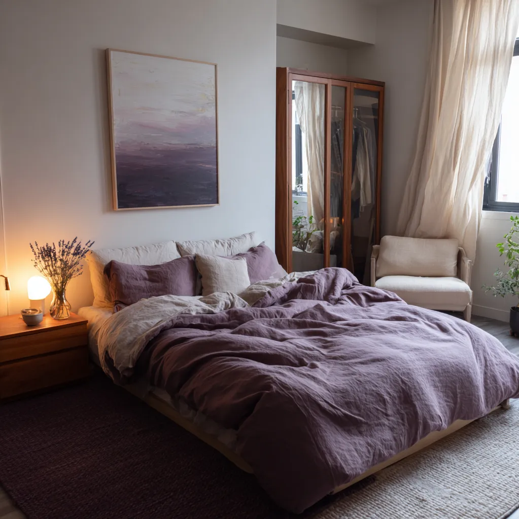 schlafzimmer pflaume