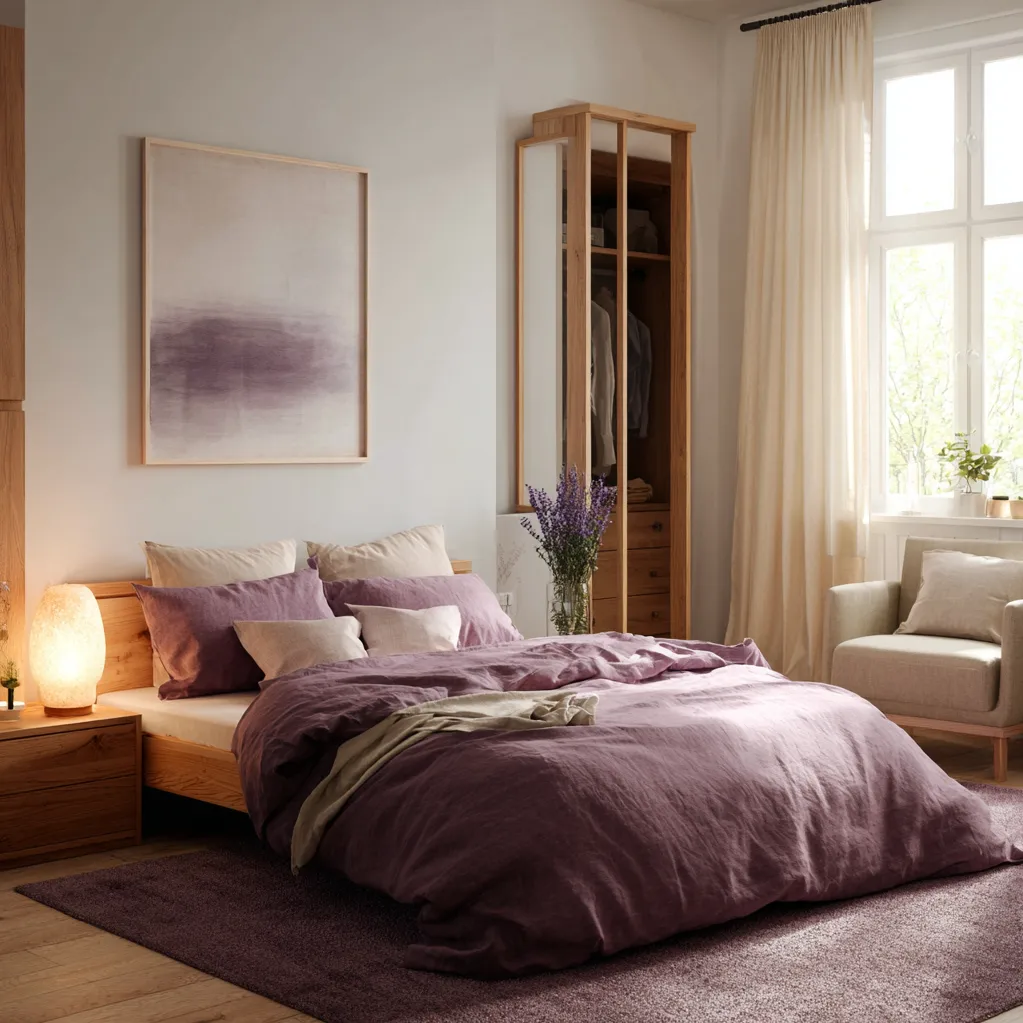 schlafzimmer pflaume