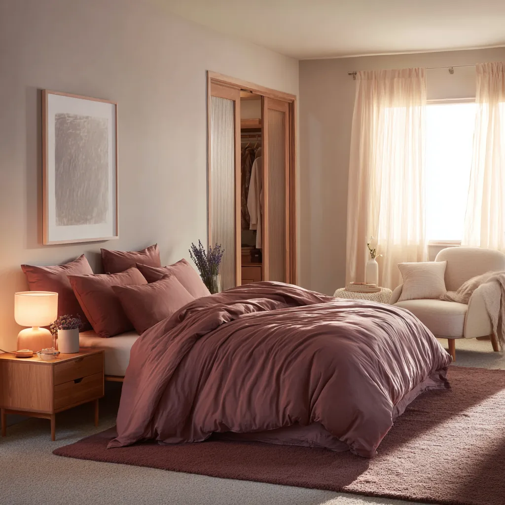 schlafzimmer pflaume