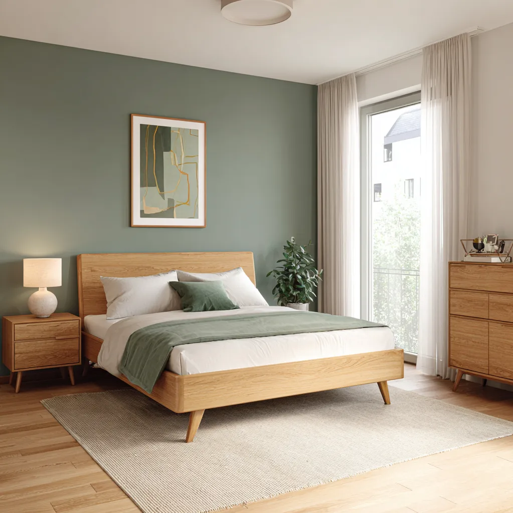 schlafzimmer smaragdgrün