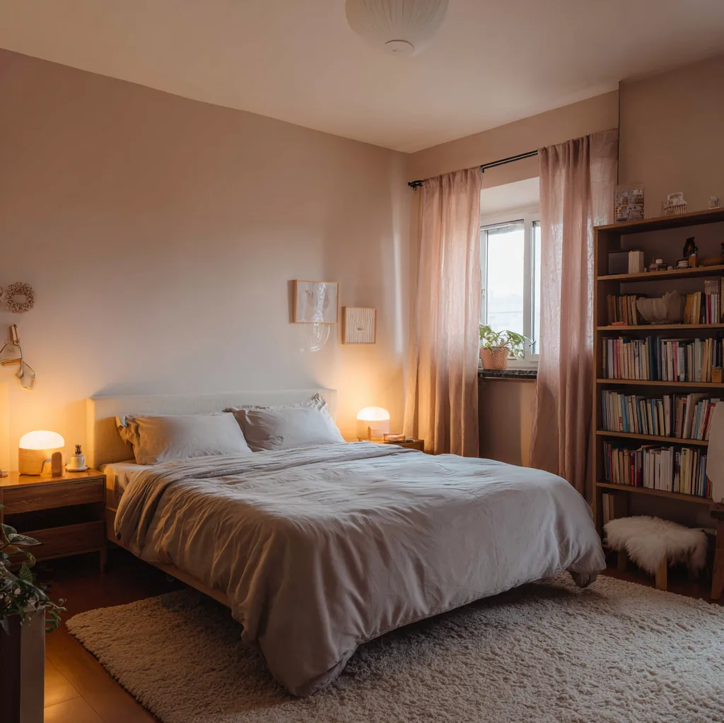 schlafzimmer staubrosa