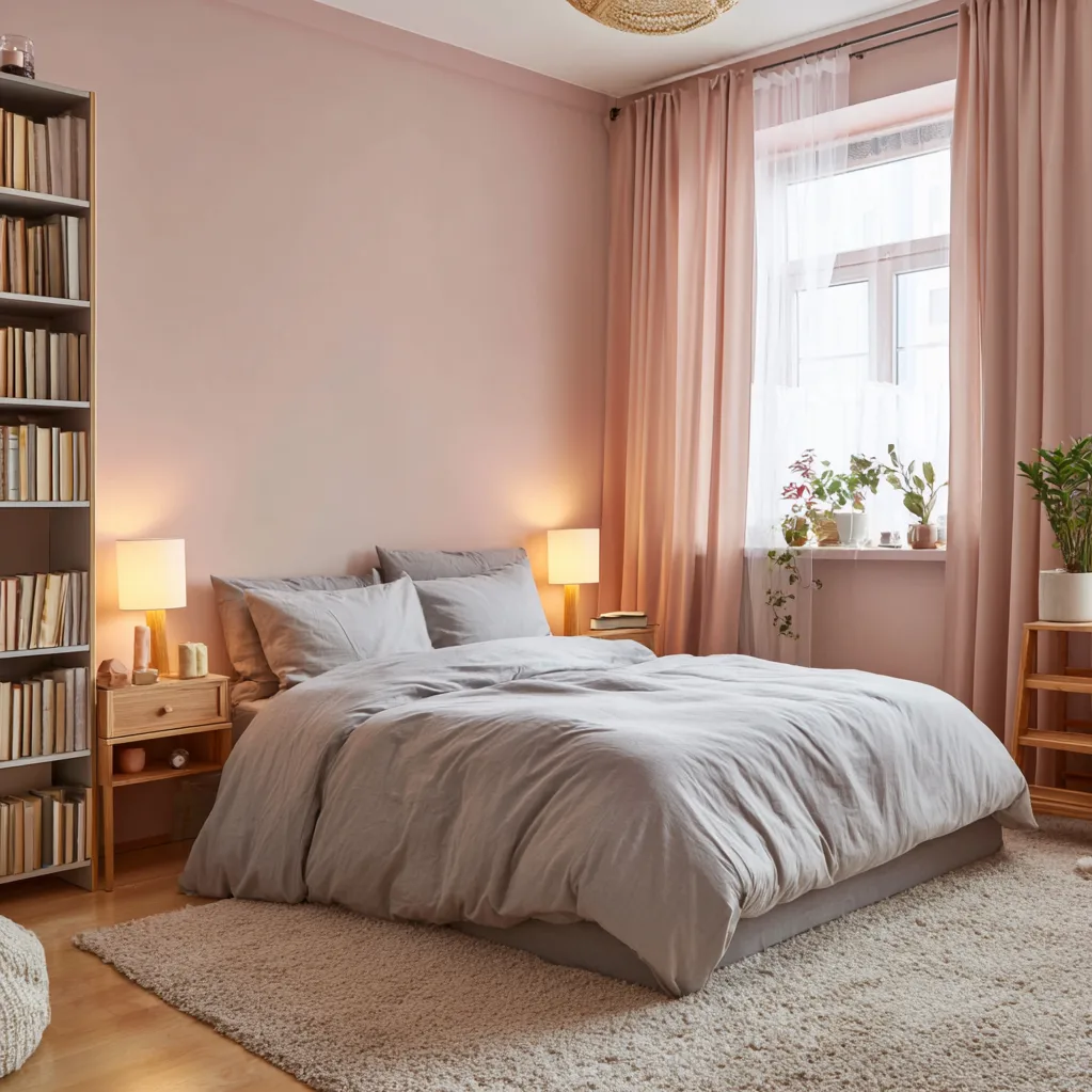 schlafzimmer staubrosa