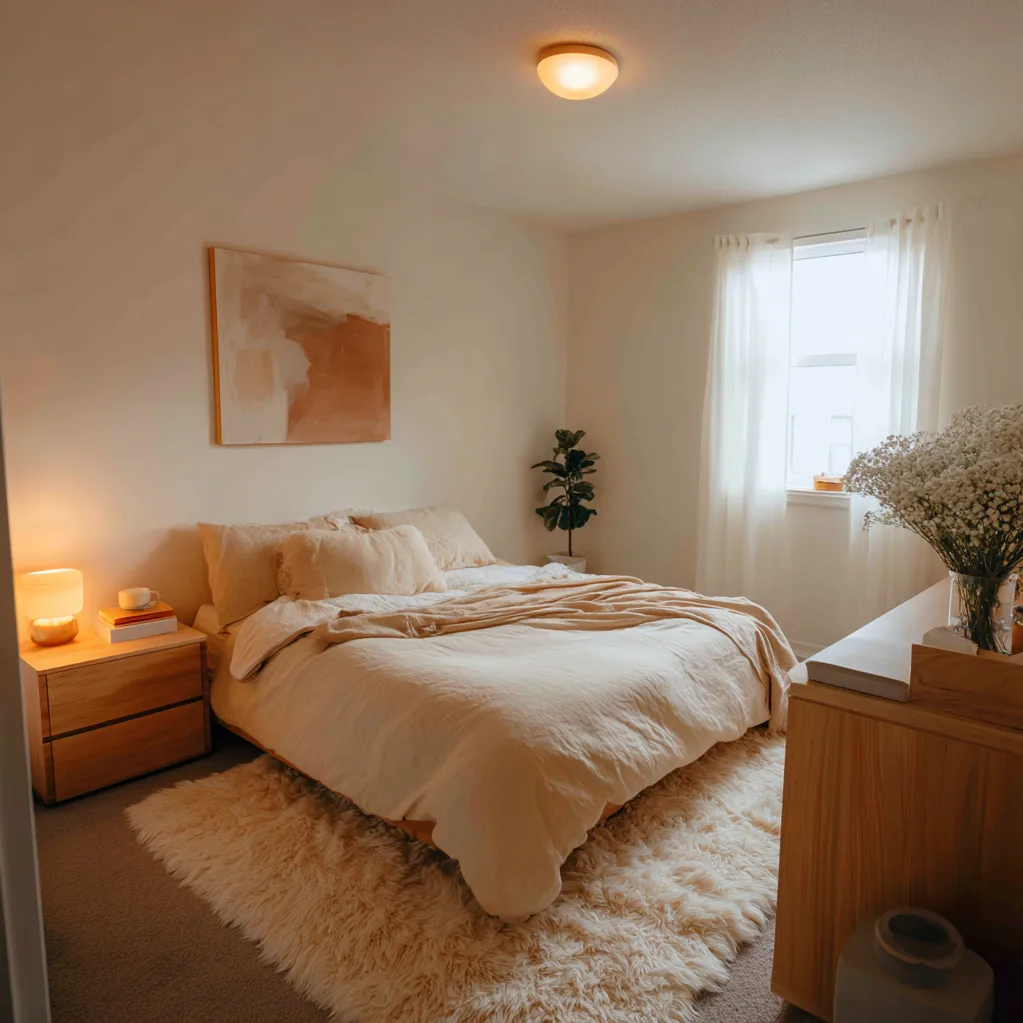 schlafzimmer vanille