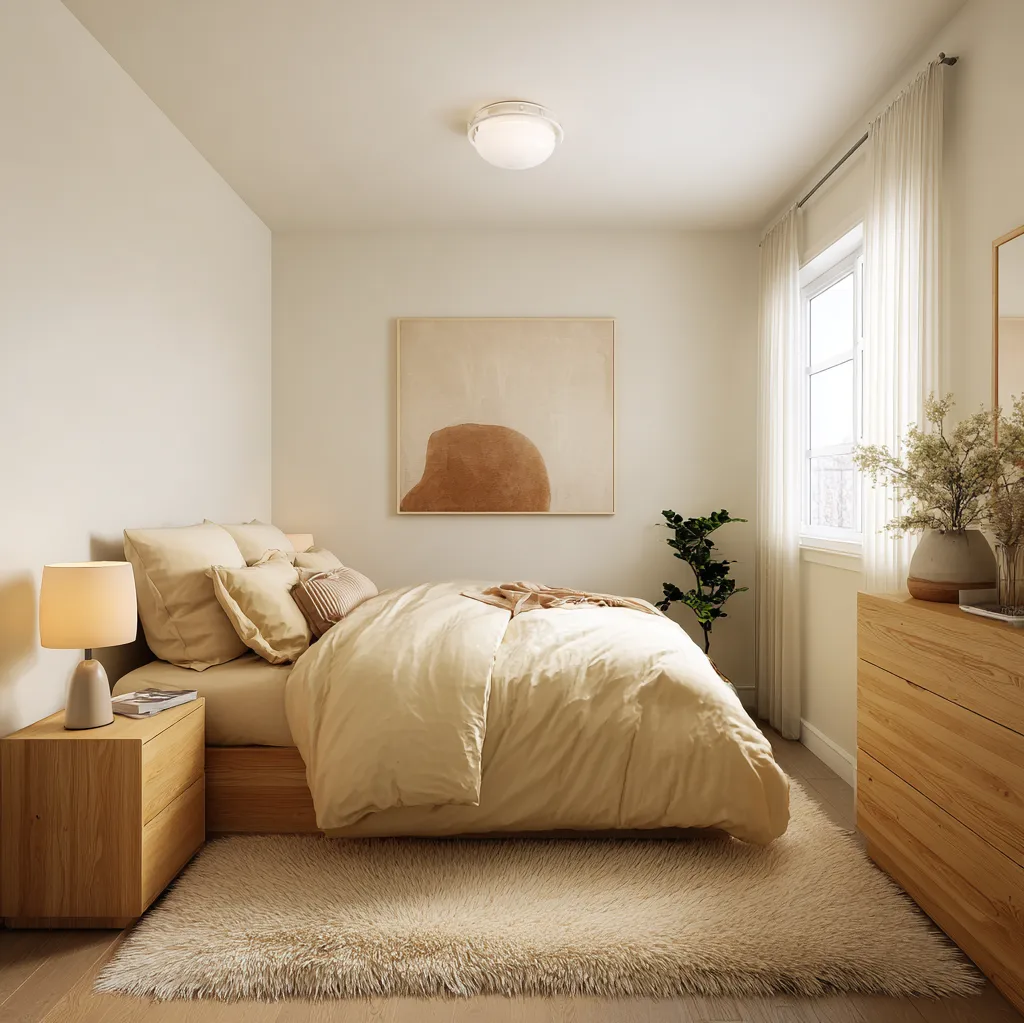 schlafzimmer vanille