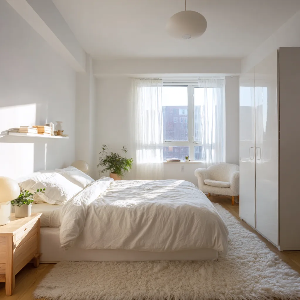 schlafzimmer weiß