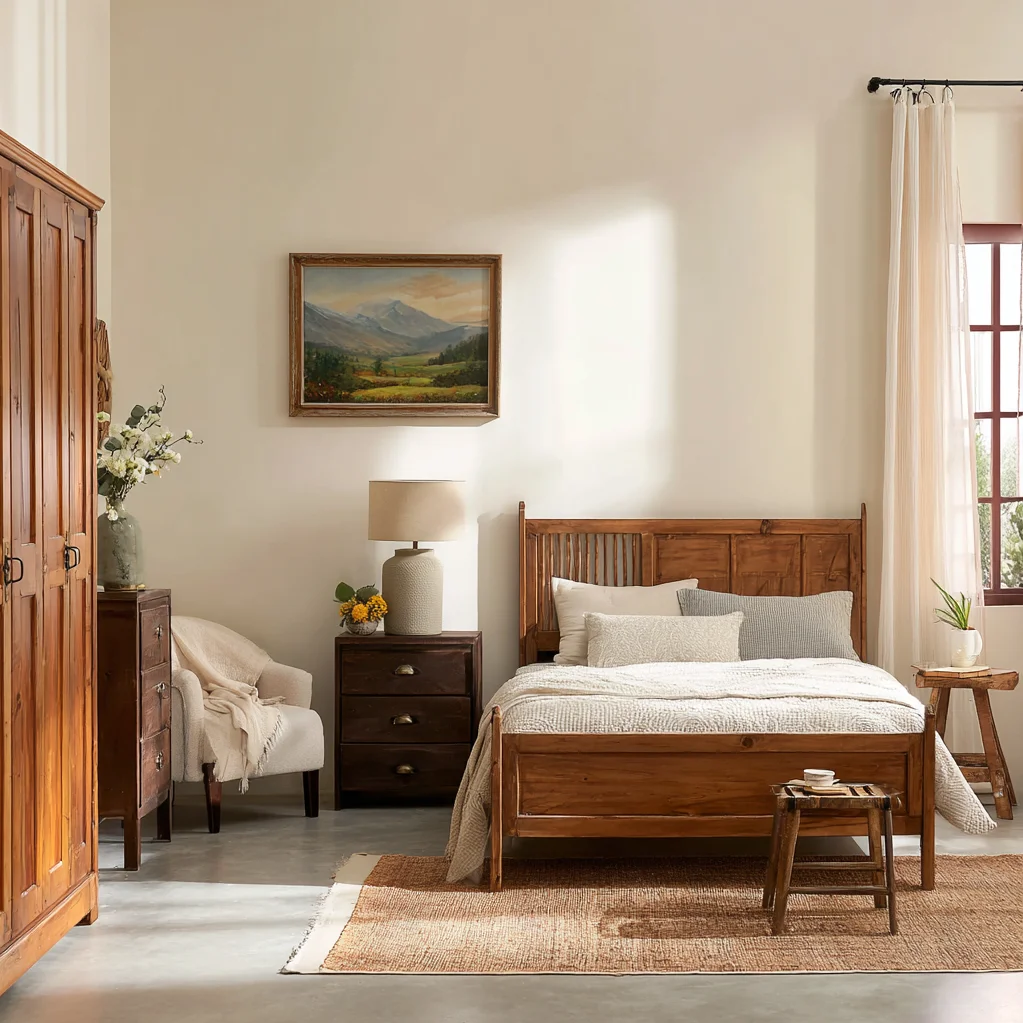 vintage schlafzimmer ideen