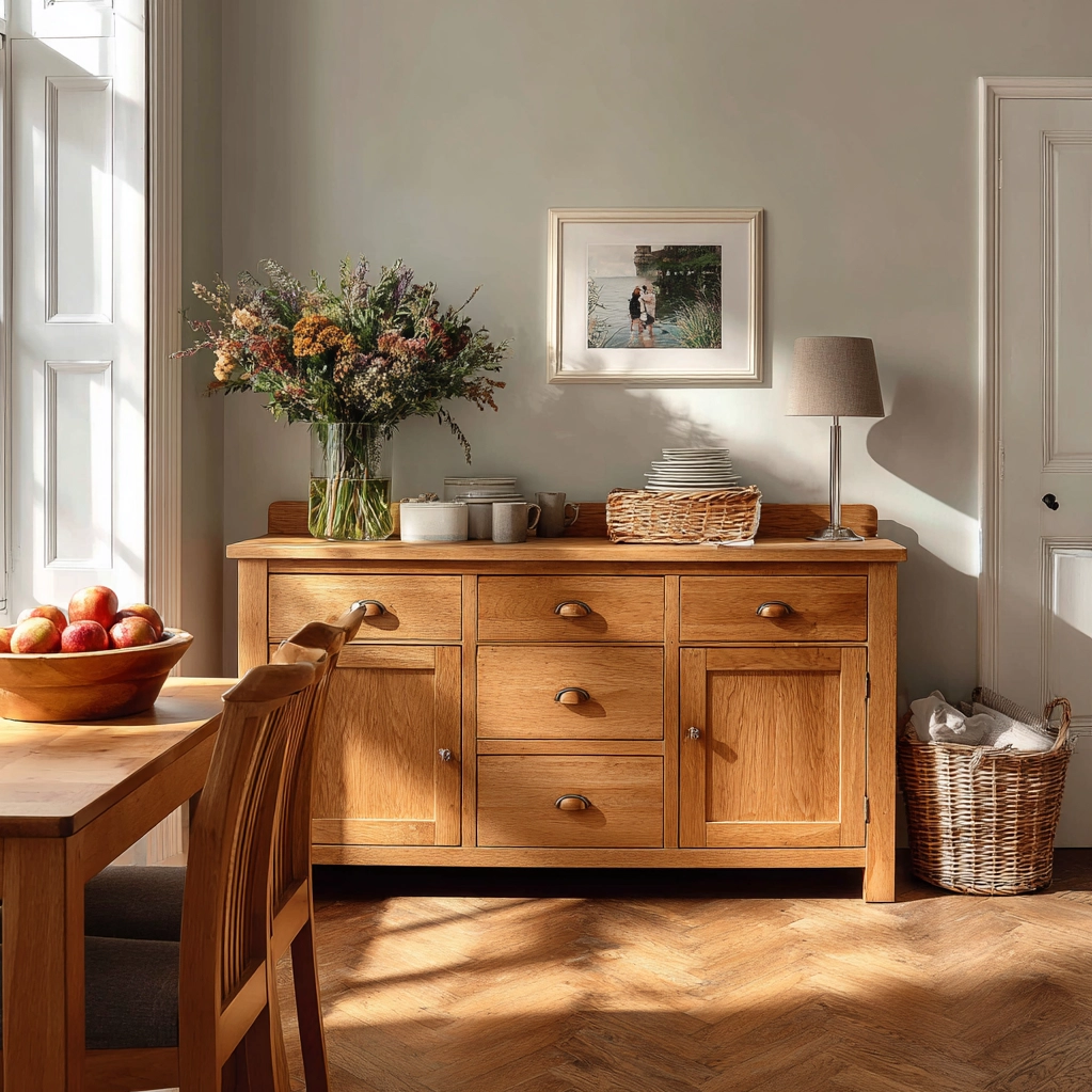 kommode dekorieren esszimmer