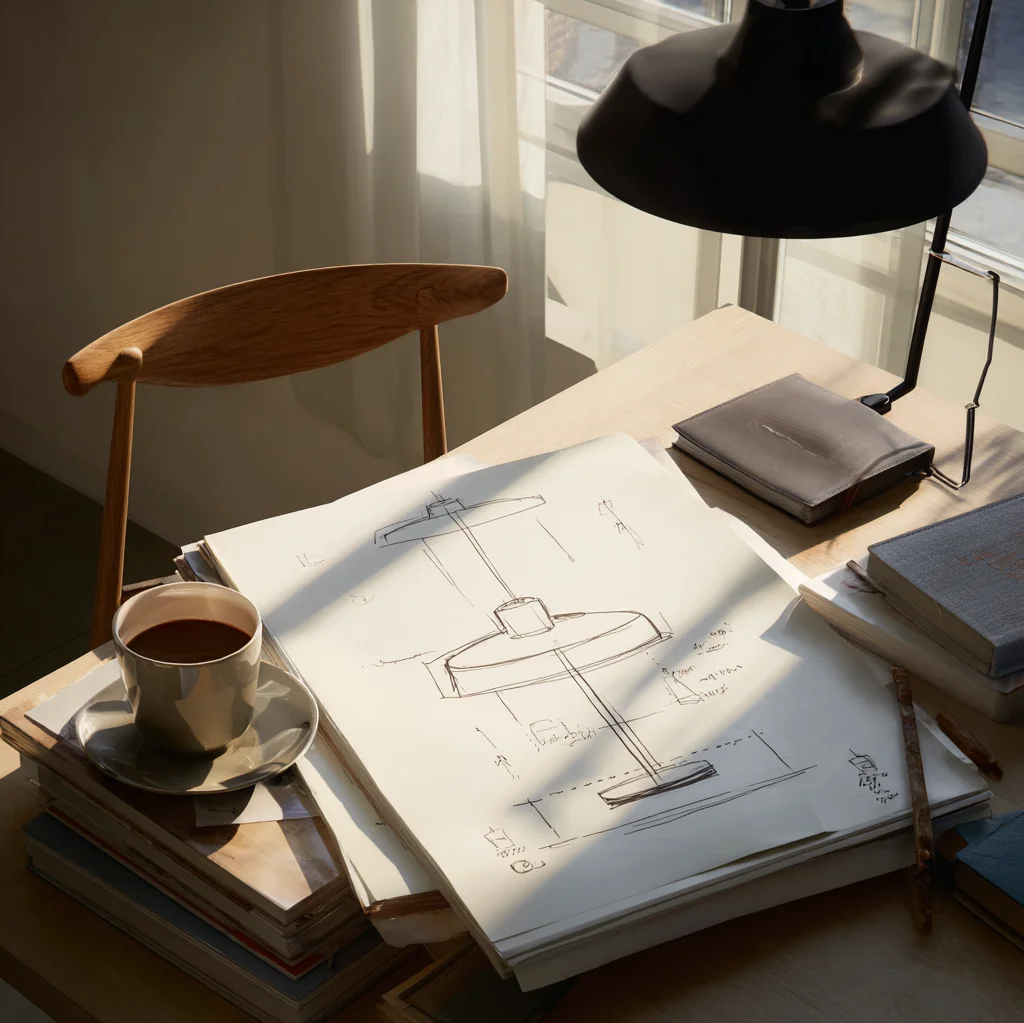 lampen design zeichnung